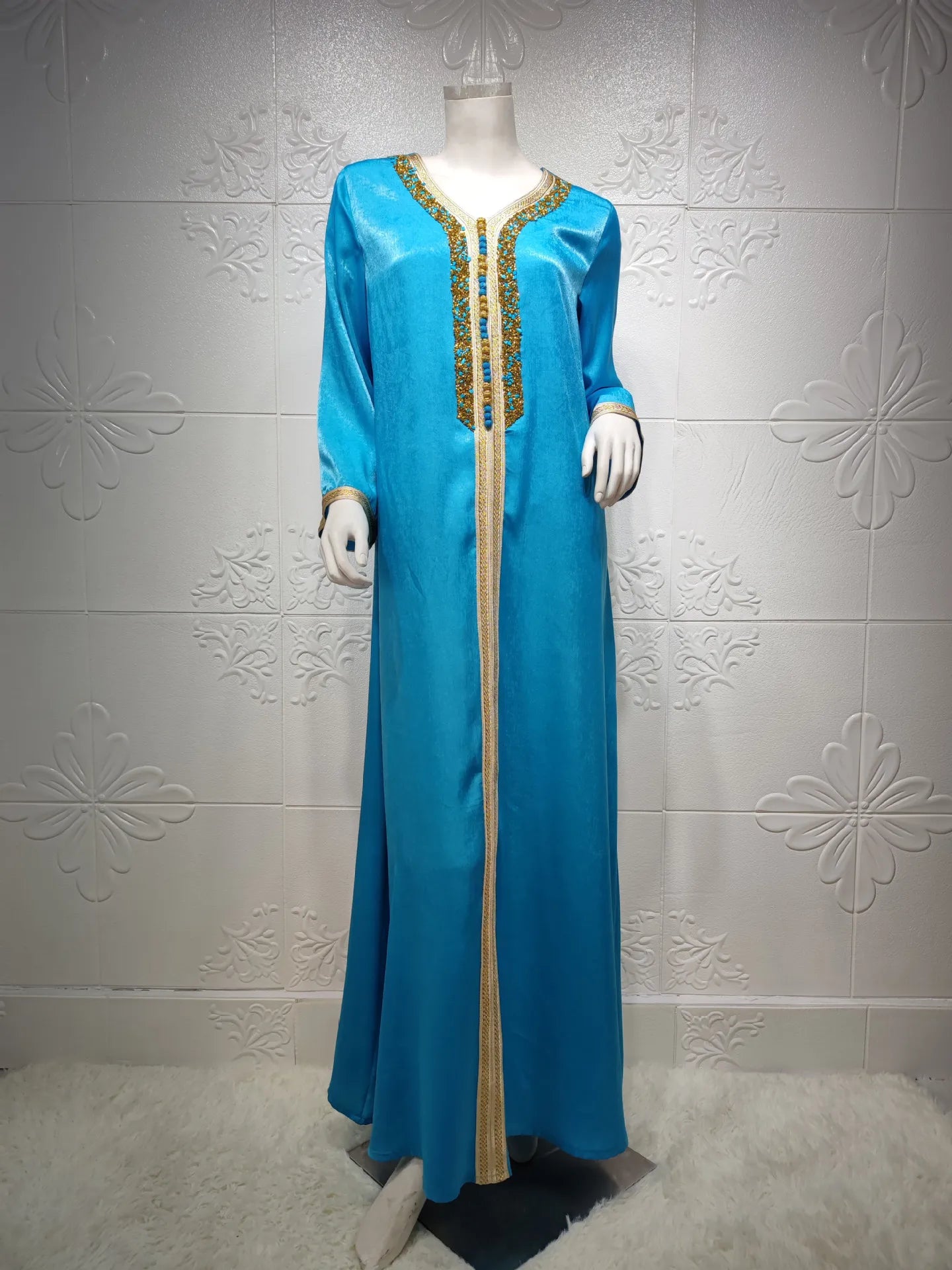 Eid Ramadan Mubarak Abayas For Women Abaya Dubai Muslim Hijab Dress Jalabiya Caftan Marocain Turkish Evening Gown Islam Clothing