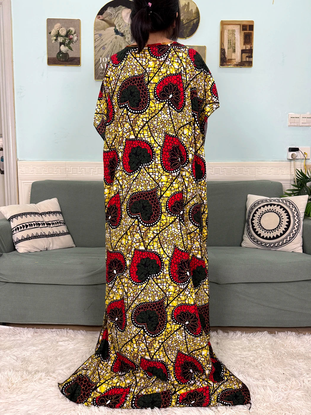 Abayas For Women 2025 Printed Cotton Soft Loose Fit Femme Robe African Islam Nigeria Dresses With 160x80 Tassels Shawl Sacrf