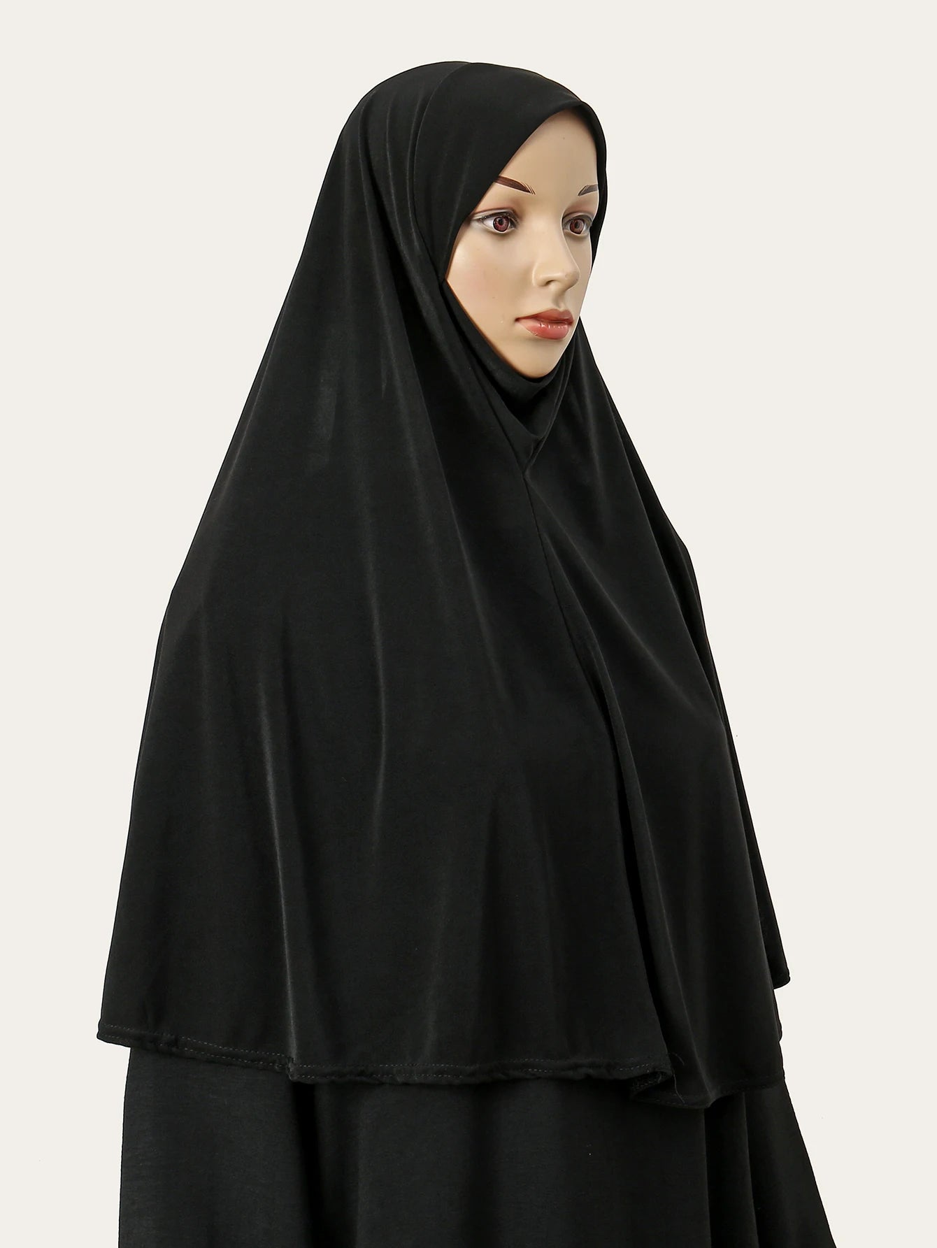 Muslim Cotton Hemp Hijab for Women Solid Color Long Abays Soft Inner Hijab Islamic Plain Headscarf Wraps Full Cover