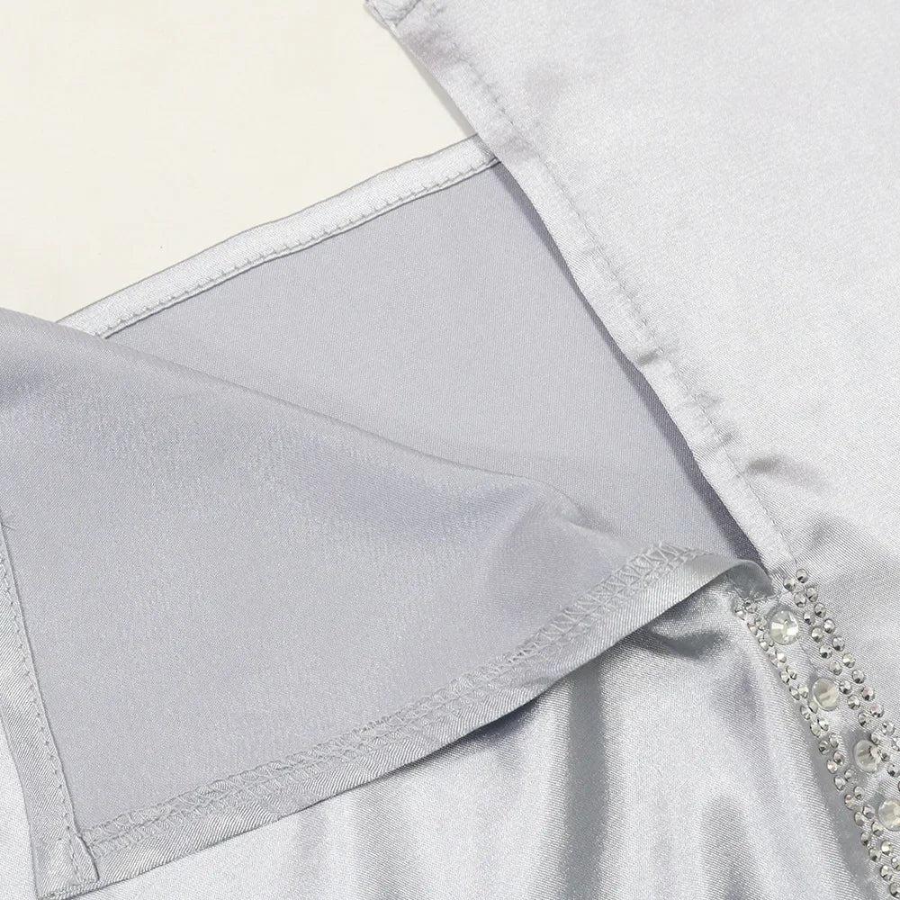 Autumn Fashion Muslim Dresses for Women Muslim Long Sleeve V-neck Party Evening Long Abay Dress Suit Inner and Abaya Outfits