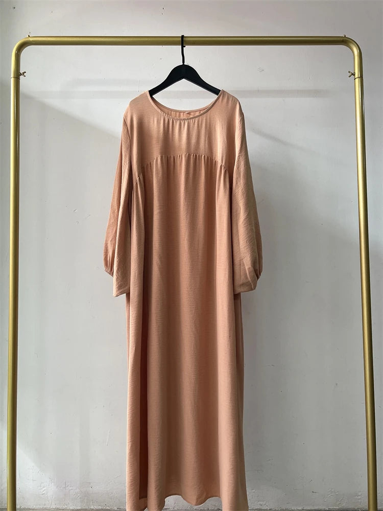 Eid Plain Modest Khimar Abaya Dubai 2024 Muslim Islam Arabic Palestine Abayas For Women Kaftan Dress Caftan Robe Femme Musulmane
