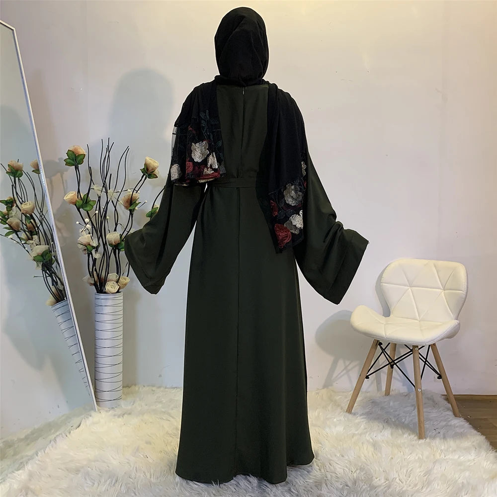 Dubai Luxury Abaya Turkey Muslim Modest Maxi Dress Kaftan Islam Clothing For Women Vestido Caftan Marocain Robe Femme Musulmane