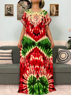 2024 Muslim Cotton Abayas For Women Appliques Printed Caftan Marocaine Femme Robe Boubou African Islam Dresses With Headscarf