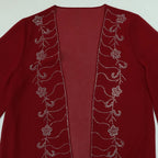 Autumn Fashion Muslim Dresses for Women Muslim Long Sleeve V-neck Party Evening Long Abay Dress Suit Inner and Abaya Outfits