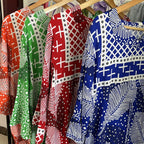 New Style African Dashiki Print Long Sleeve Loose Cotton Elegant Women  Abaya Long Dress Summer Maxi Casual Dresses Vestidos