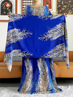 New Style African Dashiki Print Long Sleeve Loose Cotton Elegant Women  Abaya Long Dress Summer Maxi Casual Dresses Vestidos