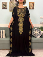 Muslim Pure Abayas For Women Dubai Islam Cotton Solid Color Loose Fit Caftan Marocain Femme Robe African Dresses With Headscarf