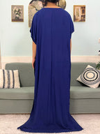 Muslim Pure Abayas For Women Dubai Islam Cotton Solid Color Loose Fit Caftan Marocain Femme Robe African Dresses With Headscarf