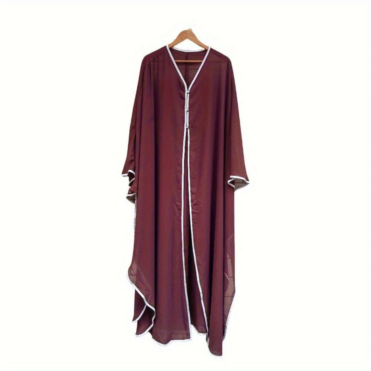Middle-East Ethnic Clothing Full Sleeve Loose Abaya Muslim Women Abayas Casual Solid Kaftans Jilbabs Islamic Maxi Dresses