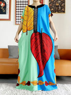 High Grade Design Dubai Women Abaya Long Sleeve Autumn  Dress Cotton With Big Scarf Boubou Maxi Islam Women Dress African Abaya