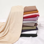 Hot Sale Modal Jersey Hijab Triangle Scarf Woman Muslim Hijab Shawls Ladies Soft Wraps Solid Color Islamic Headband Turban