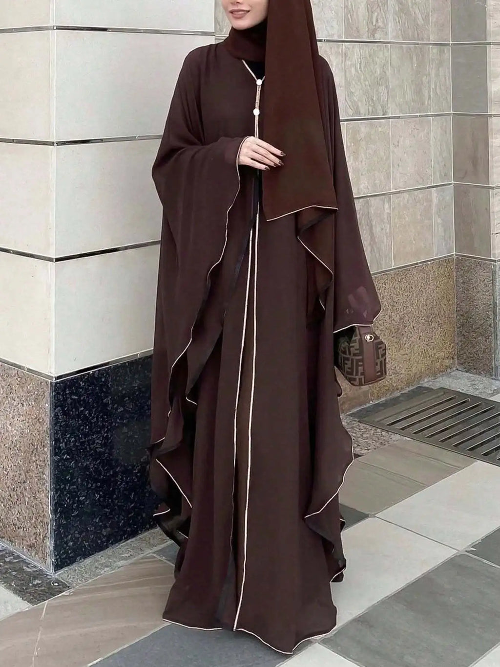 Middle-East Ethnic Clothing Full Sleeve Loose Abaya Muslim Women Abayas Casual Solid Kaftans Jilbabs Islamic Maxi Dresses