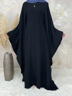 Butterfly Batwing Abaya Without Hijab Dubai Luxury Turkey  Islan Muslim Kaftan Modesty Dress