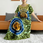 New Style African Summer Short Sleeve Dashiki Dresses Flora Loose Boubou Maxi Islam Women Casual Dress African Abaya Clothes
