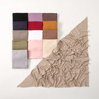 Solid Color Cotton Triangle Scarf Muslim Hijab Shawls Woman Soft Wraps Lady Fashion Causal Turban Islamic Jersey Headband