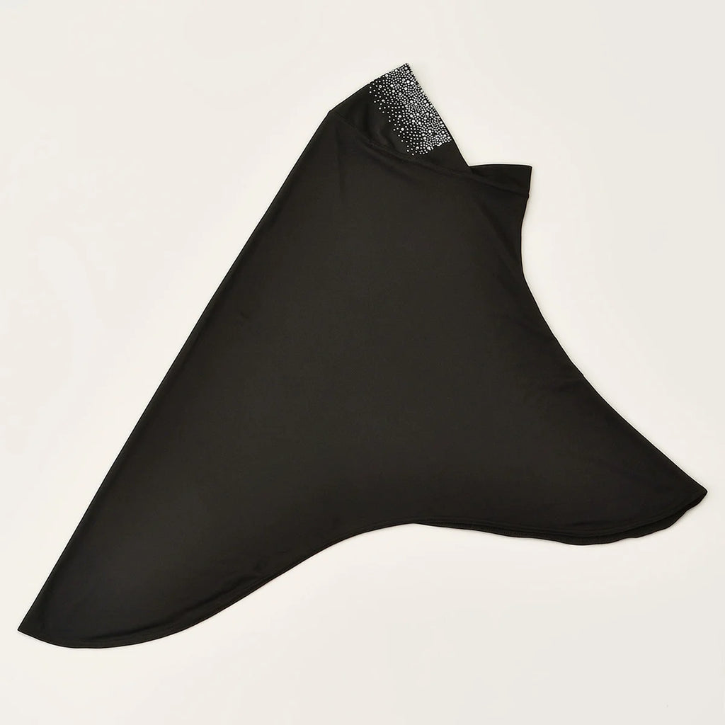 Diamond Malay Undercap Muslim Women Solid Color Inner Scarf Islamic Instant Hijab Ladies Cap Crystal Hemp Bonnet Hat 80*55cm