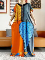 High Grade Design Dubai Women Abaya Long Sleeve Autumn  Dress Cotton With Big Scarf Boubou Maxi Islam Women Dress African Abaya