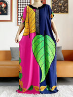 High Grade Design Dubai Women Abaya Long Sleeve Autumn  Dress Cotton With Big Scarf Boubou Maxi Islam Women Dress African Abaya