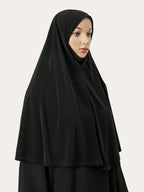 Muslim Cotton Hemp Hijab for Women Solid Color Long Abays Soft Inner Hijab Islamic Plain Headscarf Wraps Full Cover