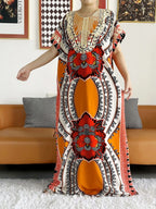 High Grade Design Dubai Women Abaya Long Sleeve Autumn  Dress Cotton With Big Scarf Boubou Maxi Islam Women Dress African Abaya