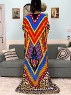 Abayas For Women 2025 Printed Cotton Soft Loose Fit Femme Robe African Islam Nigeria Dresses With 160x80 Tassels Shawl Sacrf