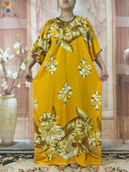 2024 New Short Sleeved African Muslim Dashiki Ababy Printed Cotton Loose Fitting Dress Dubai Maxi Women Summer Casual Dress