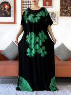 Latest Party Dress Tie-dry Printed Cotton Women Boho Maxi Dress Casual Holiday Fashion Party Dresses Indie Folk African Vestidos