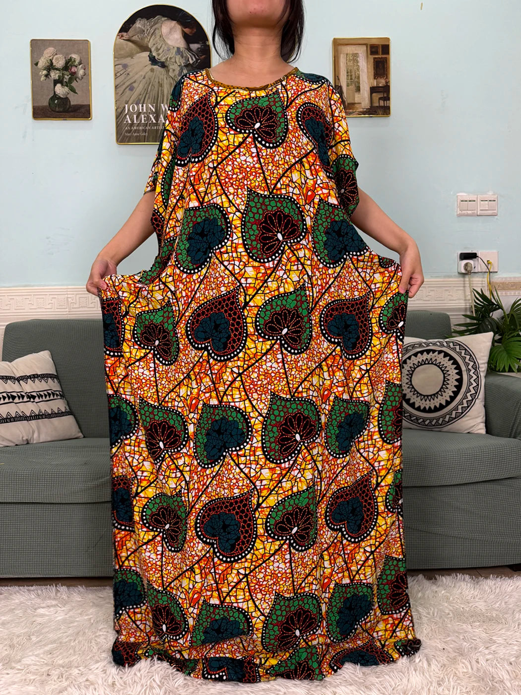 Abayas For Women 2025 Printed Cotton Soft Loose Fit Femme Robe African Islam Nigeria Dresses With 160x80 Tassels Shawl Sacrf