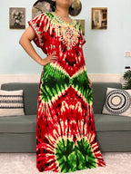 2024 Muslim Cotton Abayas For Women Appliques Printed Caftan Marocaine Femme Robe Boubou African Islam Dresses With Headscarf