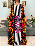 Abayas For Women 2025 Printed Cotton Soft Loose Fit Femme Robe African Islam Nigeria Dresses With 160x80 Tassels Shawl Sacrf