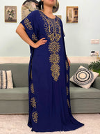 Muslim Pure Abayas For Women Dubai Islam Cotton Solid Color Loose Fit Caftan Marocain Femme Robe African Dresses With Headscarf