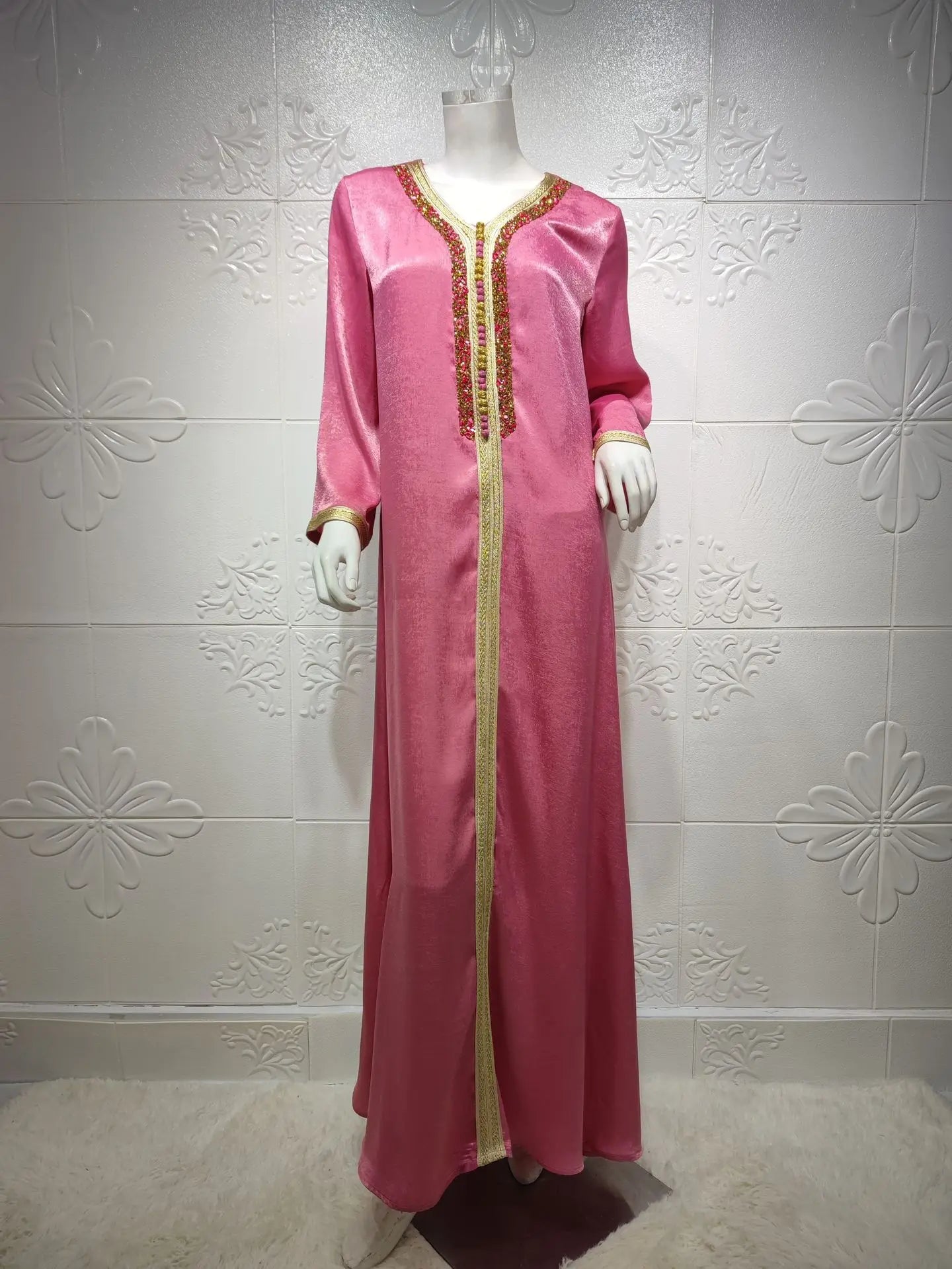 Eid Ramadan Mubarak Abayas For Women Abaya Dubai Muslim Hijab Dress Jalabiya Caftan Marocain Turkish Evening Gown Islam Clothing